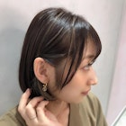 【Euphoria銀座三丁目】インナーカラーとハイライトのミニボブ♪