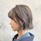 【NORA GINZA 佐々木】くせ毛さん風ボブパーマ**