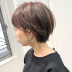 30代40代マニッシュショートフレンチボブ大人かわいい小顔丸み1
