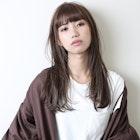 ハイライト×ブルネットカラー / ロングレイヤー