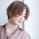 ソフトベージュショート_外ハネボブアッシュブラウン_57063