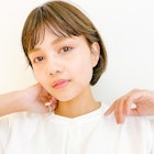 ナチュラルアッシュブラウンのミニボブ