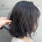 【NORA GINZA 佐々木】伸ばしかけやわらかパーマ**