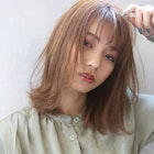 【Blanc/目黒】ベージュカラー_外ハネボブ_セミディ