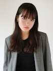 【LOAVE】 ぱっつんストレートロング