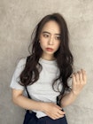 ダークトーンでこなれ質感ロング【北澤怜子】
