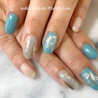 ラッキーモチーフネイル 羽根