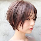 ハンサムショート♪イメチェン耳かけ前下がりショートボブ 時田