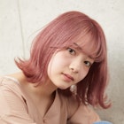 外ハネボブ×ペールピンクカラー