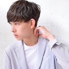 恵比寿メンズカット×ツイストパーマ×ツーブロックxビジネス