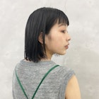 endlinkネイビーブラック×ボブ×オン眉