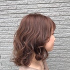 【似合わせボブ職人による】イエローベージュ 厚めバング