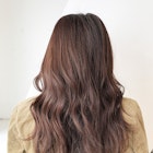 ウェットウェーブ_ココアブラウンフリンジウェーブ_56698