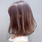 ピンクラベンダー_ココアブラウンフリンジウェーブ_ba286681