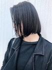 ワンレンボブストレート_フリンジウェーブ_ba288671