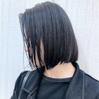 ワンレンボブストレート_フリンジウェーブ_ba288671