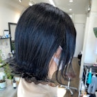 外ハネブラックボブ