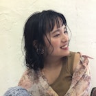 黒髪パーマボブ kim