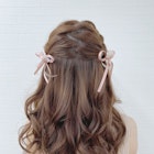 編み込みツインテール