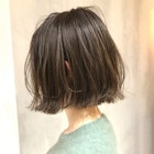 カーキベージュ_ココアブラウンフリンジウェーブ_ba274332