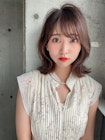 【Lond jeloud 杉原碧仁】シースルーバング×愛されラフウェーブ