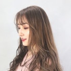 ブラウンロング_ココアブラウンフリンジウェーブ_ba208501