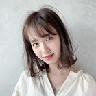 ナチュラルボブ_ココアブラウンフリンジウェーブ_37591