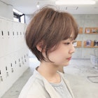 #Blanc オトナ女子に人気 大人ショートボブ/アッシュベージュ