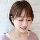 女性らしい丸みショート