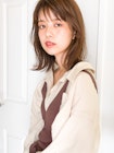 ココアブラウン×顔周りレイヤーミディアム20代30代前髪