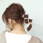 【hair salon W】大人気♪紐アレンジ