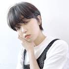 コンパクトショート_オリーブカラーセミウェットウェーブ_7757