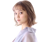 【marche とや】ハイトーンカラー×シースルー外ハネボブ