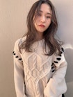 くすみラベンダーベージュ × モダングランジロング