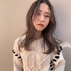 くすみラベンダーベージュ × モダングランジロング