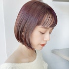 《ワンカールボブ×艶暖色カラー》