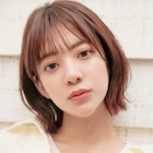 大人かわいい×シースルー前髪×ココアブラウン