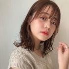 さりげなイヤリングカラー*ミディアムレイヤー