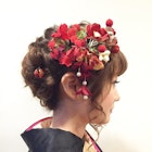 成人式アップスタイル