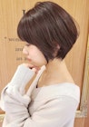 【大伴】アッシュブラウンオフィスヘアネオウルフ外ハネボブ