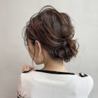 ラフアレンジ_オリーブカラーハイライトカラー_87008