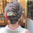 【 Lino Satsuki】着物にもドレスにも合うフルアップヘアセット