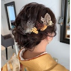 着物ヘア　和髪　愛され　アップスタイル　大人かわいい　モテ
