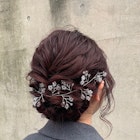 *結婚式やパーティー成人式和装着物浴衣ヘアセットヘアアレンジ