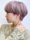 ライトアッシュ_オリーブカラーハイライトカラー_ba307431