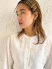 シルバーピンが可愛い簡単アレンジ☆