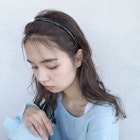 カチューシャアレンジ_ハイライトカラーオリーブカラー_47151