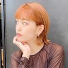 オレンジブラウン_クールショートピンクベージュ_ba309031