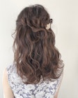 ハーフアップ×ヘアセット【岡山】【倉敷】【三浦】