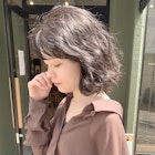 ニュアンスボブ_ボブルフクールショートピンクベージュ_57837